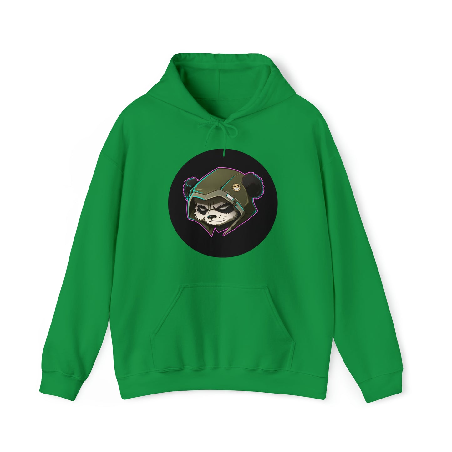 Panda Head Unisex Hooded Sweatshirt