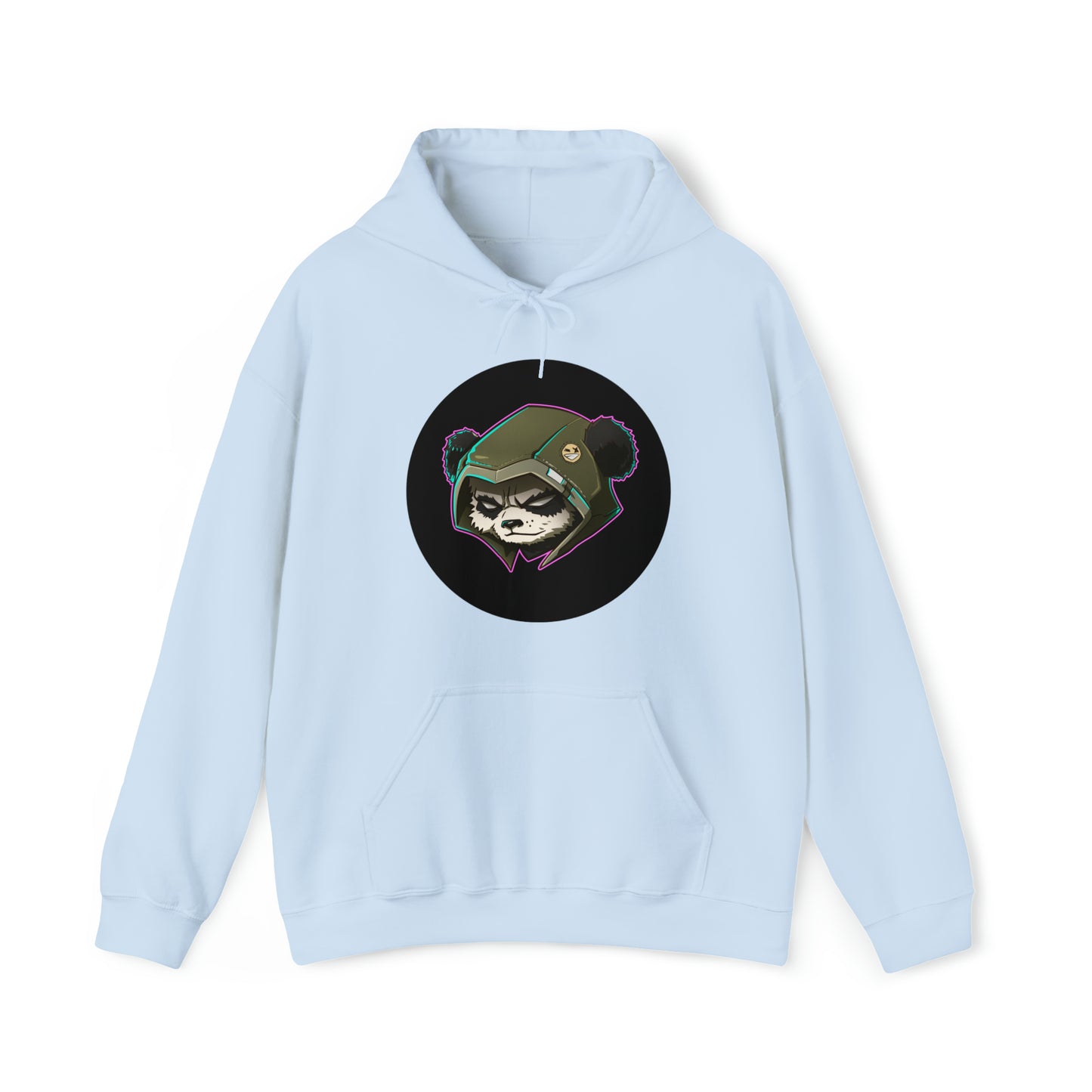Panda Head Unisex Hooded Sweatshirt